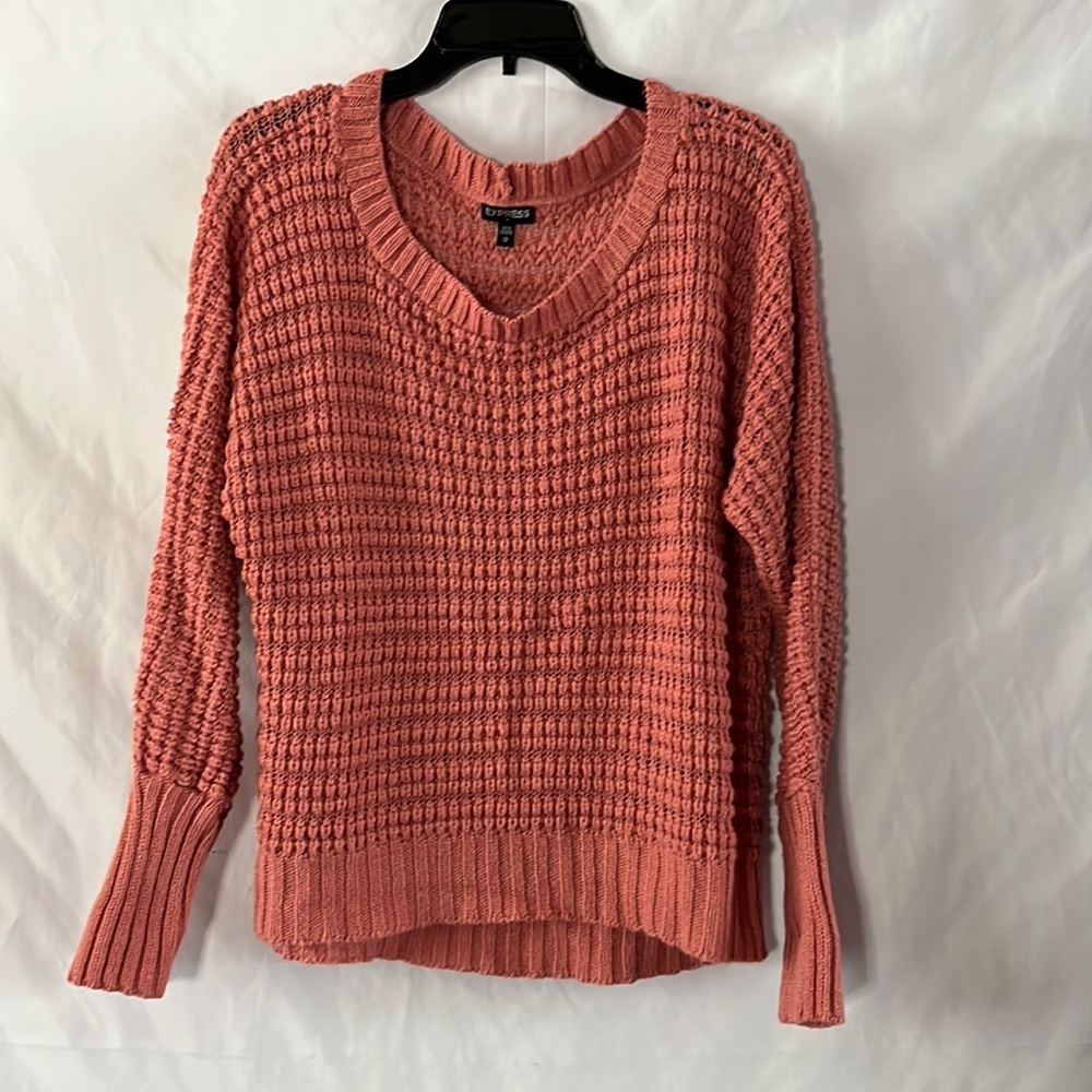 Express Long Sleeve Knit Top Size M